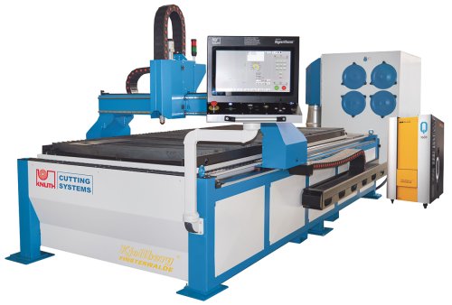 Plasma-Jet Compact K 1530 - Compact plant for large panels with integrated extraction table for the use of cutting technology from Kjellberg