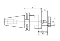 Dorn de frezare combinat DIN 69871, SK 40 Ø 22 - Dispozitive de montare freze și capete cu cuțit pentru centre de prelucrare