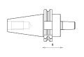 Machinetool accessories: drill chuck arbors: drill chuck arbor DIN 69871, SK 40, B18