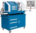 LabTurn 2028 CNC - Compact mobile inclined-bed lathe with Siemens CNC control and tool turret for training and model construction