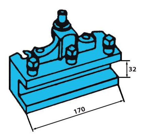 Soporte para herramientas WCD 32x170