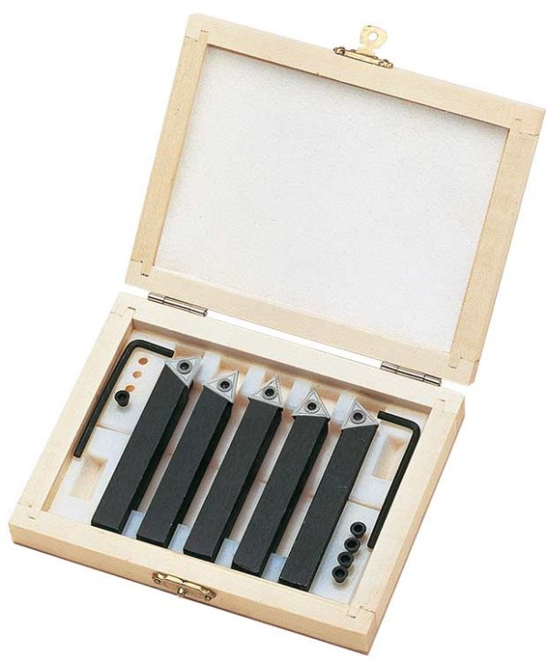 Set de cutite de taiere cu bride 20 mm 9-piese - Scule pentru strunguri