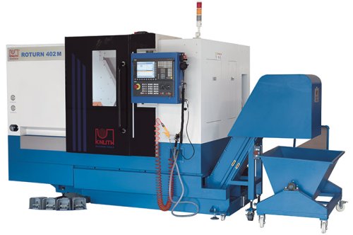 Roturn 402 M - Compact CNC lathe with driven tools and tailstock