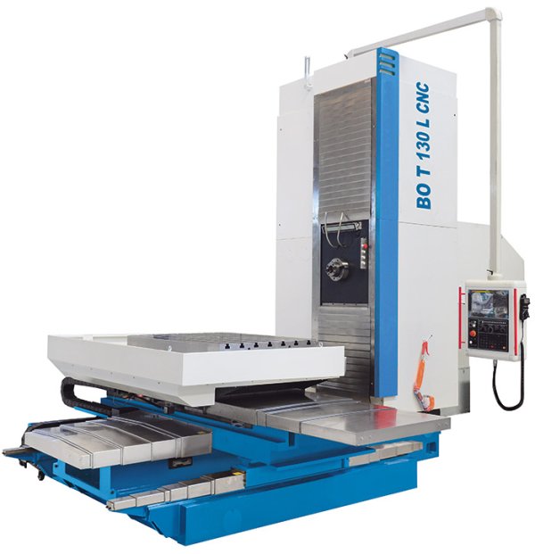 BO T 130 L CNC - Para el mecanizado pesado con mesa giratoria CNC de 1° de indexación