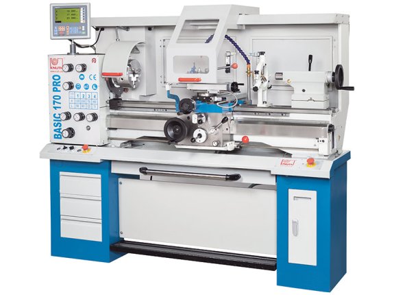 Basic 170 Super Pro - Top model of the mechanic&#039;s lathes, perfect for workshop and training with complete equipment and modern ergonomics