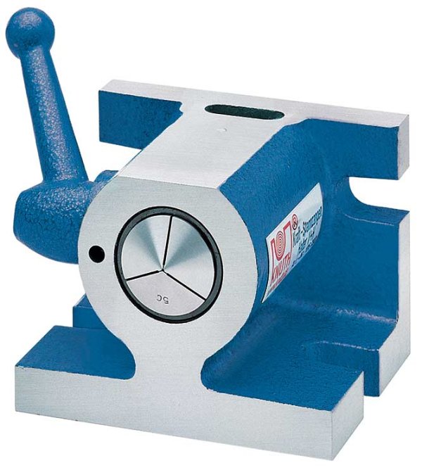 Angle Collet Fixture (vertical + horizontal) - Workpiece clamping for round material up to 25 mm