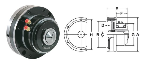 Pneumatisches Spannzangenfutter -  5C - Zubehör für Drehmaschinen