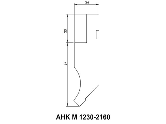 Machine is standard delivered with a segmented European type top tool