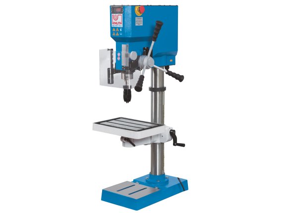 DTM-12 - Tischbohrmaschine  mit integriertem Motor-Spindelantrieb und stufenlos regelbarer Drehzahl, hoher Bohrleistung, sowie Gewindebohrfunktion