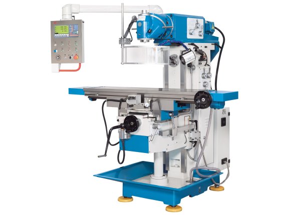 UWF 3.2 - With universal type milling head, automatic feed on all axis, swiveling table and horizontal spindle