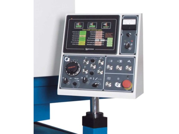 Touchscreen display for easy programming of grinding cycles