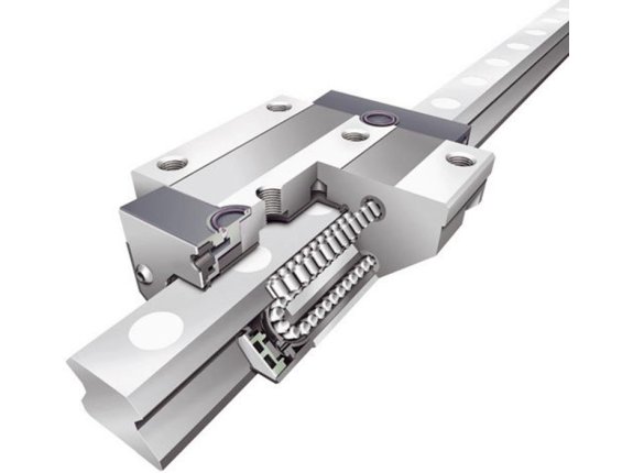 Guías de rodillos lineales para un funcionamiento súper silencioso