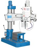 R 32 Basic - Compact radial drilling machine with a large throat, manual axis clamping and automatic quill feed